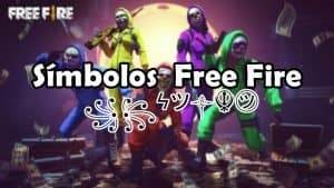 Símbolos para Free Fire